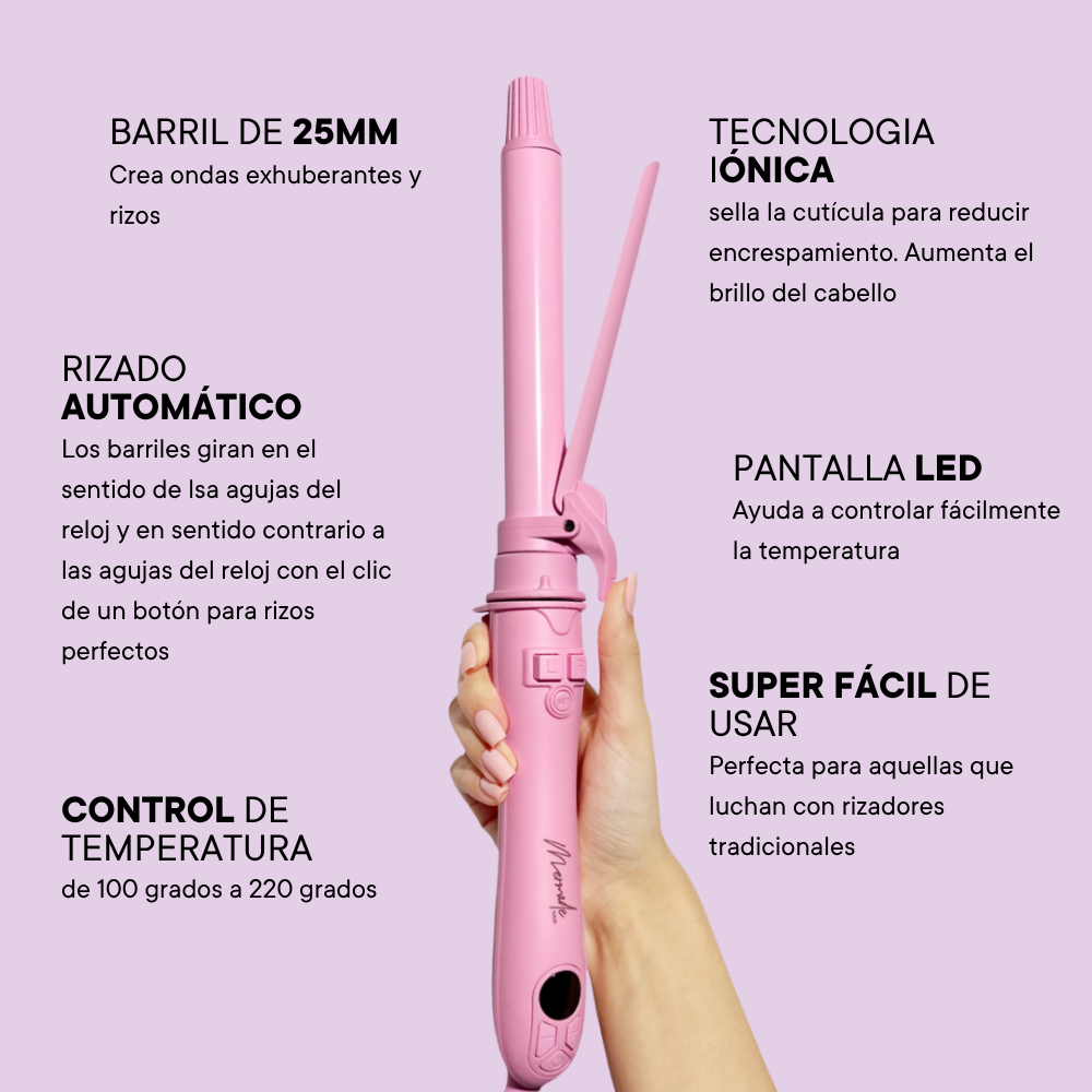 Rizador Automático de Cabello 25 mm