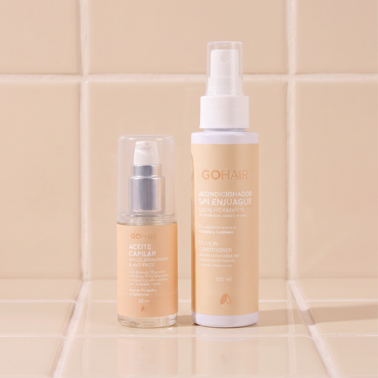 Rutina Anti-Frizz & Brillo - Pistacho y Caramelo