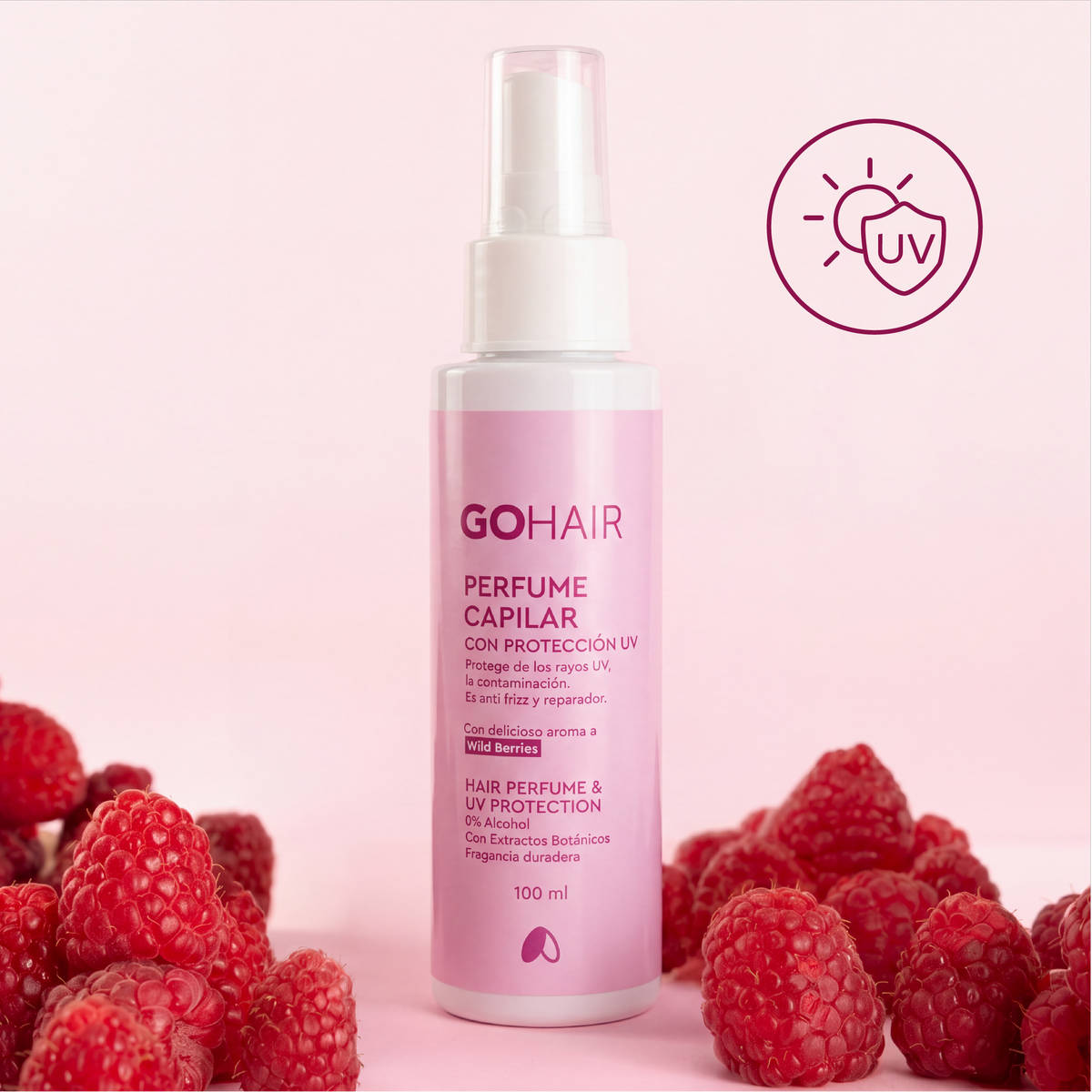 Perfume Capilar con Protección UV Wild Berries 100 ml