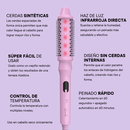 Cepillo Térmico con Tecnología Infrarroja